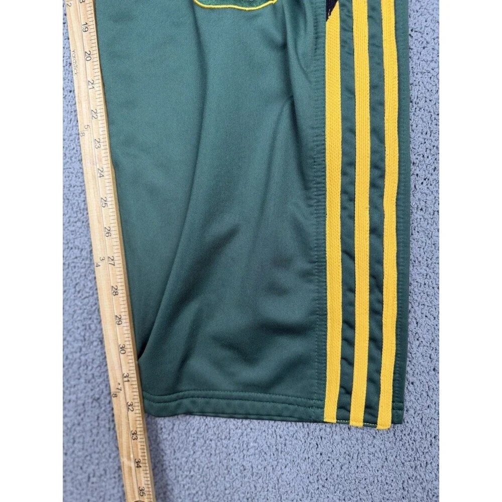 Vintage Seattle Supersonics Pants Mens XLT Adidas Tear Away Warm Up Snap NBA